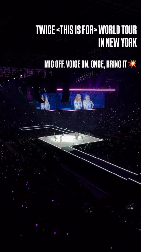 260222 تحديث قصة توايس على الانستقرام - "إيقاف المايك، تشغيل الصوت، إحضاره"