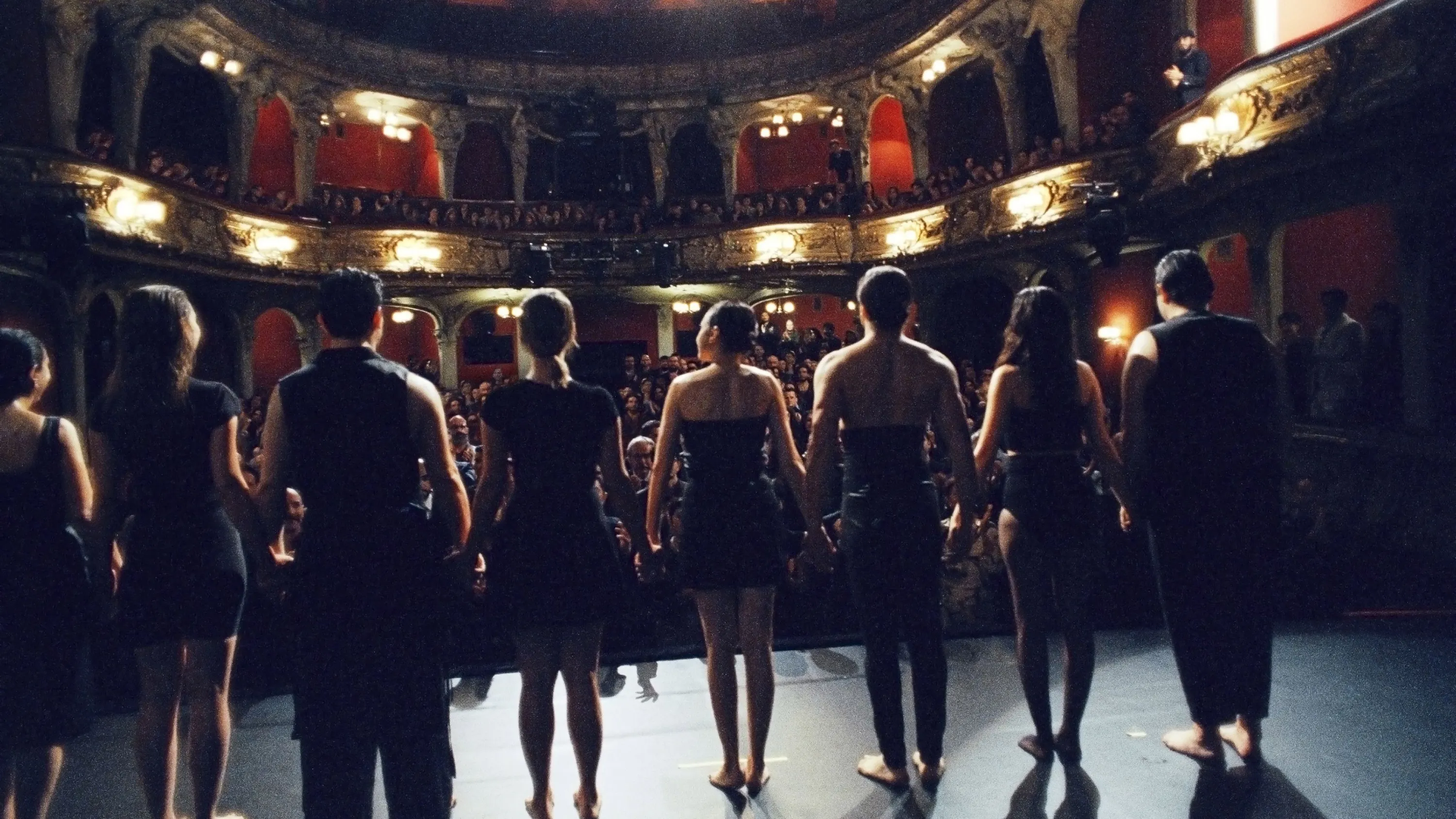 فريق عمل الفيلم لحظة اعلان الفوز 