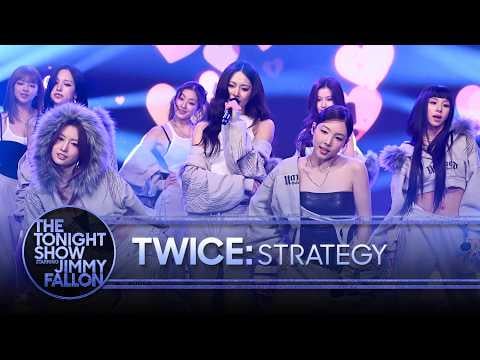 260224 توايس - Strategy @ The Tonight Show بطولة جيمي فالون