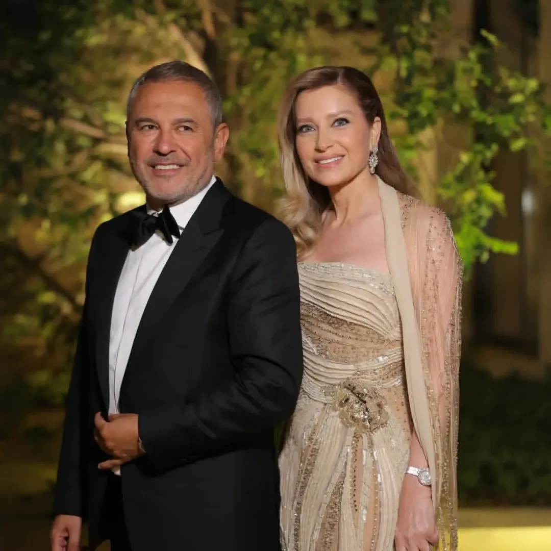 كلودبن صعب بفستان خطف الأنفاس في زفاف ابنها سيليو من توقيع ايلي صعب (انستغرام)