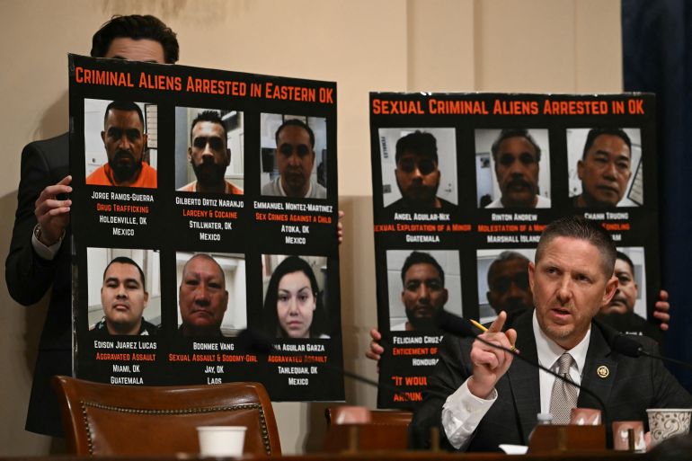 US Representative Josh Brecheen, Republican of Oklahoma, speaks during a House Committee on Homeland Security hearing on Oversight of the Department of Homeland Security on Capitol Hill in Washington, DC, on February 10, 2026.