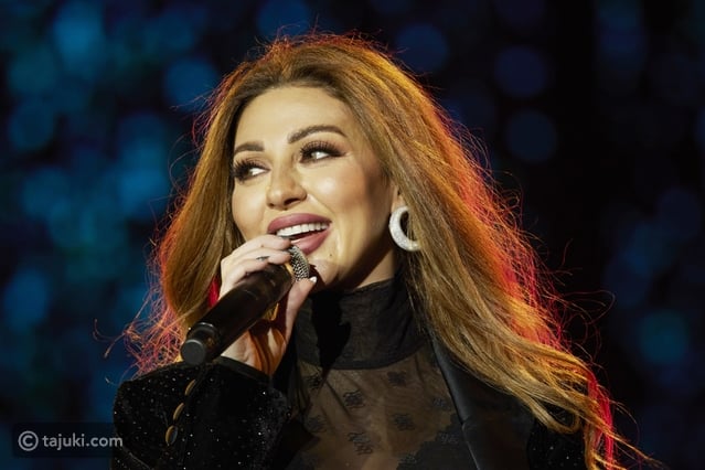 المكياج اللامع من وحي ميريام فارس بحفل ختام LIV Golf