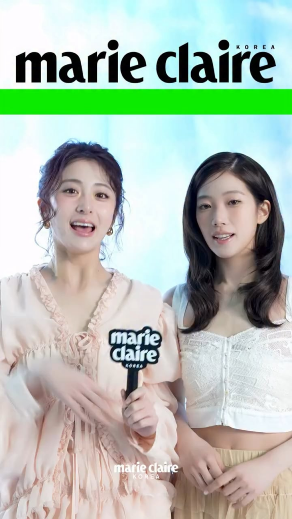 260227 تحديث ماري كلير كوريا على الانستقرام مع هوه يونجين وكازوها - عيد ميلاد ماري سعيد!