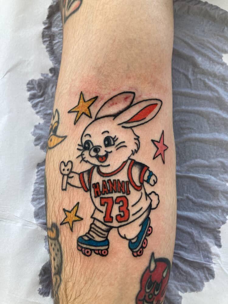 حصلت على وشم 🐰