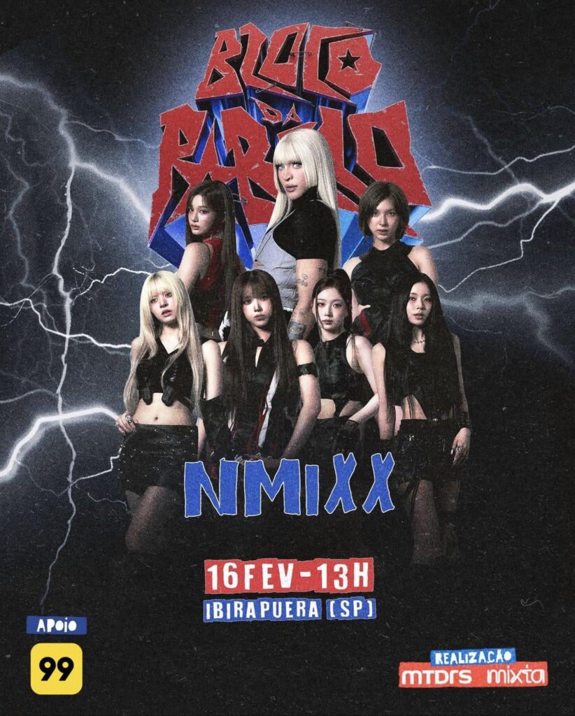 NMIXX ستظهر في Bloco da Pabblo 2026 في ساو باولو، البرازيل (ملصق إعلان)