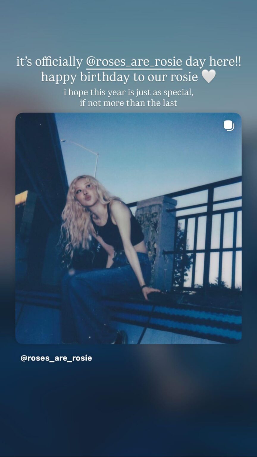 260212 تحديث قصة kyleaviti على IG مع ROSÉ