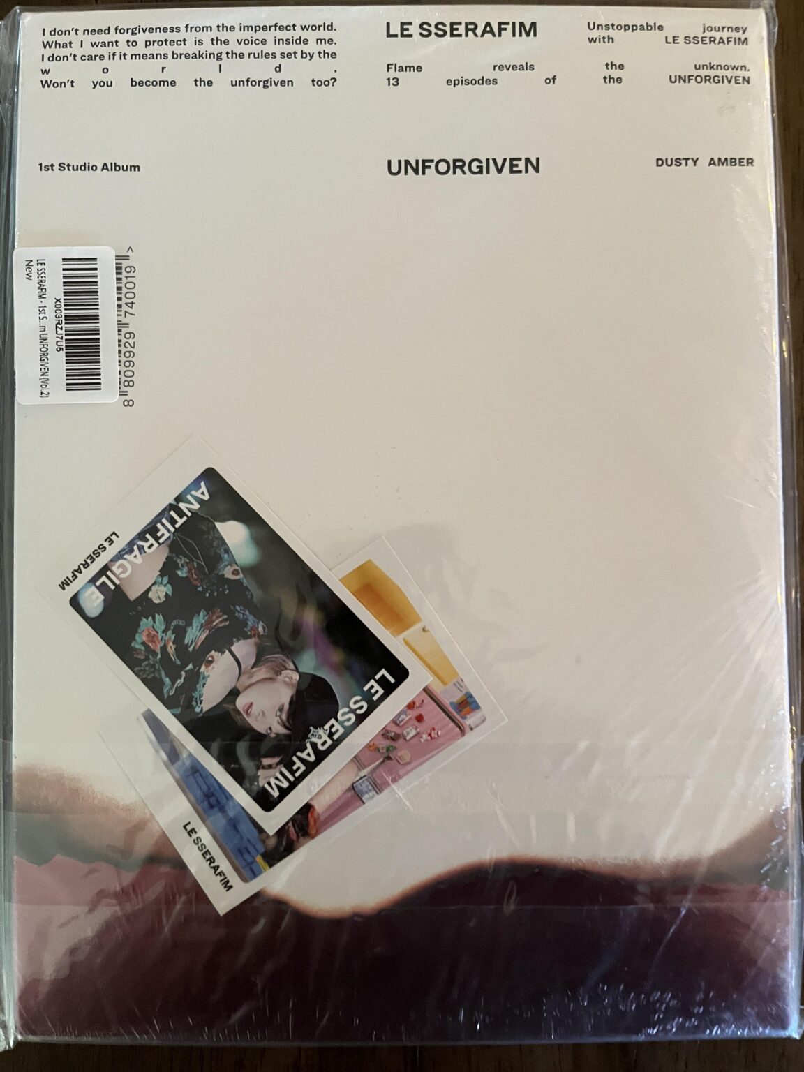 LE SSERAFIM هل لا تغتفر مع بطاقات الصور المضادة للهشاشة؟