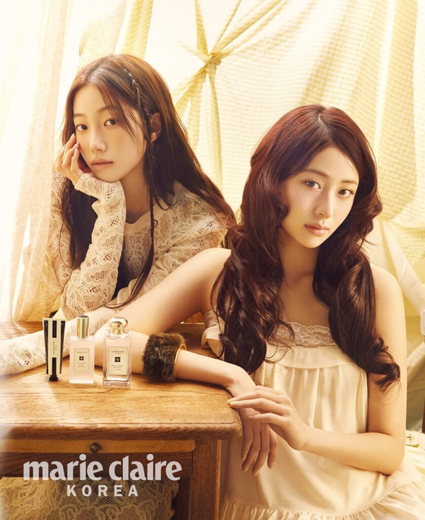 LE SSERAFIM Huh Yunjin & Kazuha - Marie Claire Korea x Jo Malone London (إصدار مارس 2026 المصور)