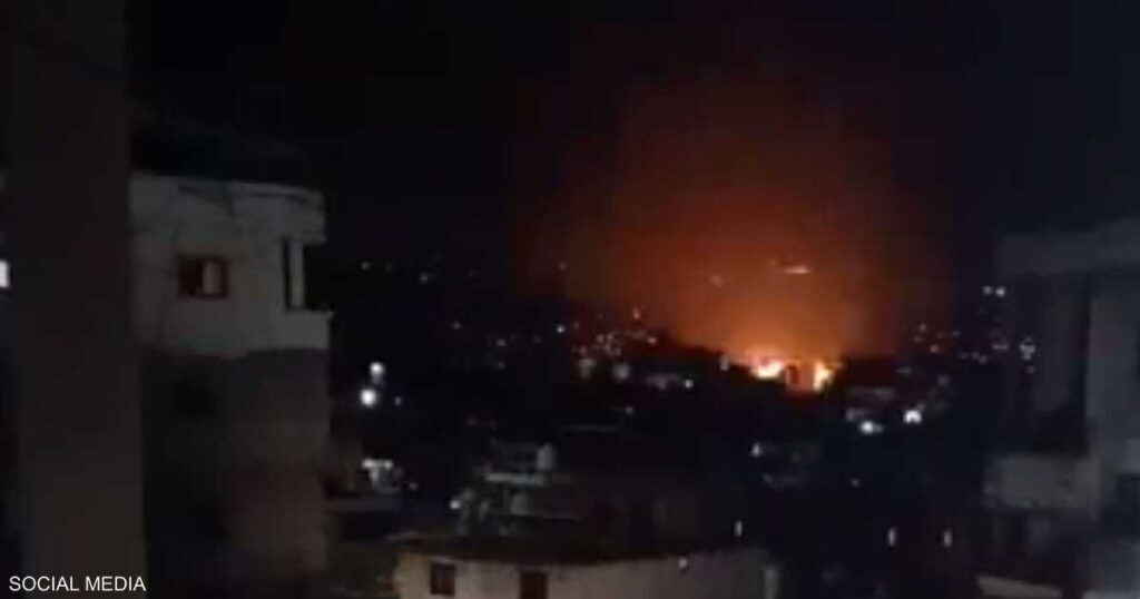 7 غارات إسرائيل على الضاحية الجنوبية لبيروت خلال الليل