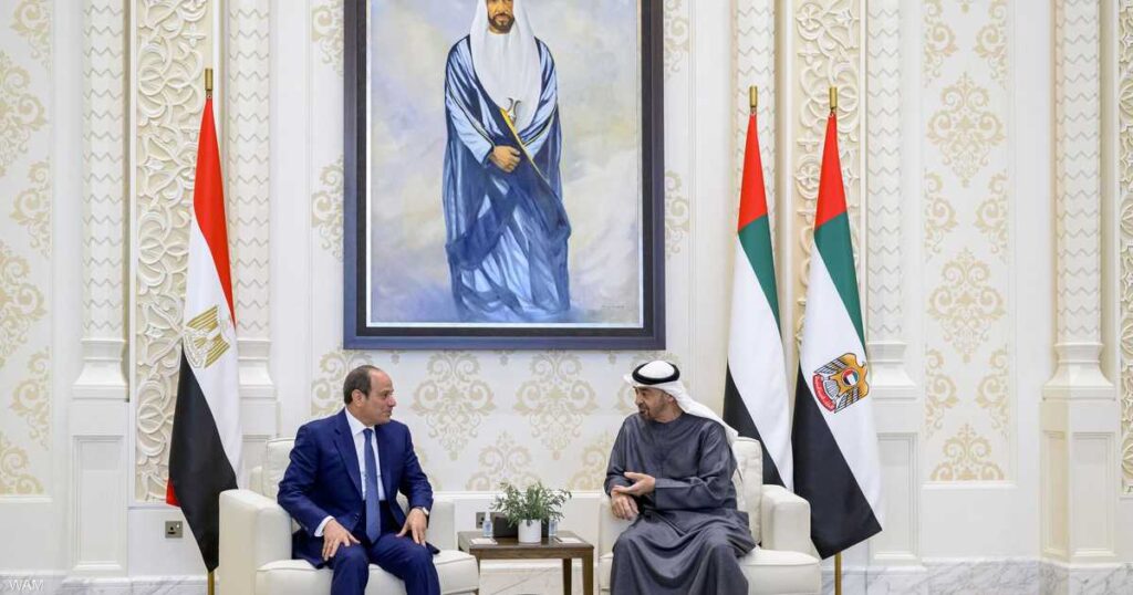 الشيخ محمد بن زايد والسيسي يبحثان التطورات الإقليمية - سكاي نيوز عربية