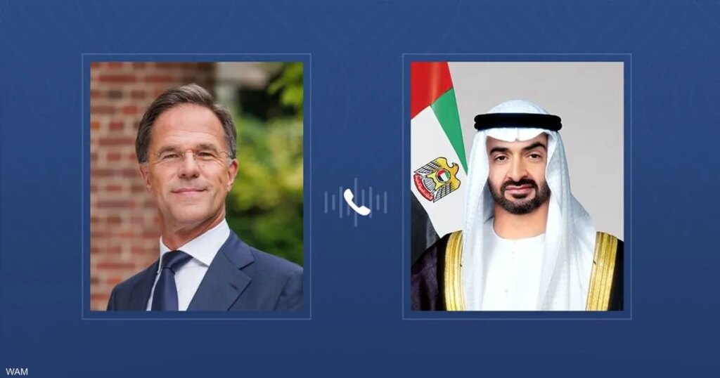 محمد بن زايد وأمين عام حلف الناتو يبحثان التطورات بالمنطقة