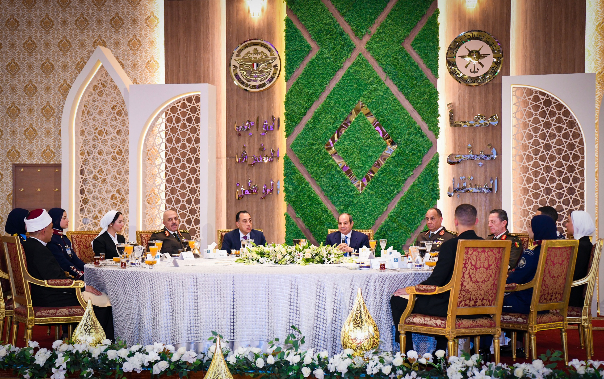 الرئيس السيسى فى حفل إفطار الأكاديمية العسكرية (1)