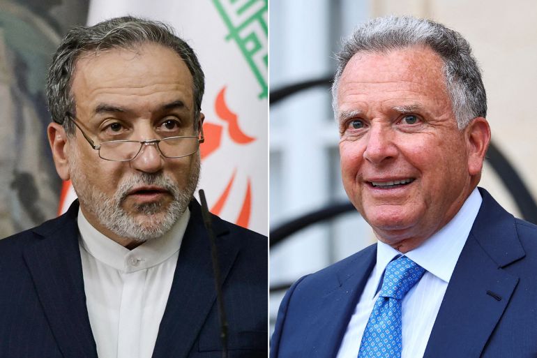 ستيف ويتكوف مبعوث الرئيس الأمريكي، ووزير الخارجية الإيراني عباس عراقجي