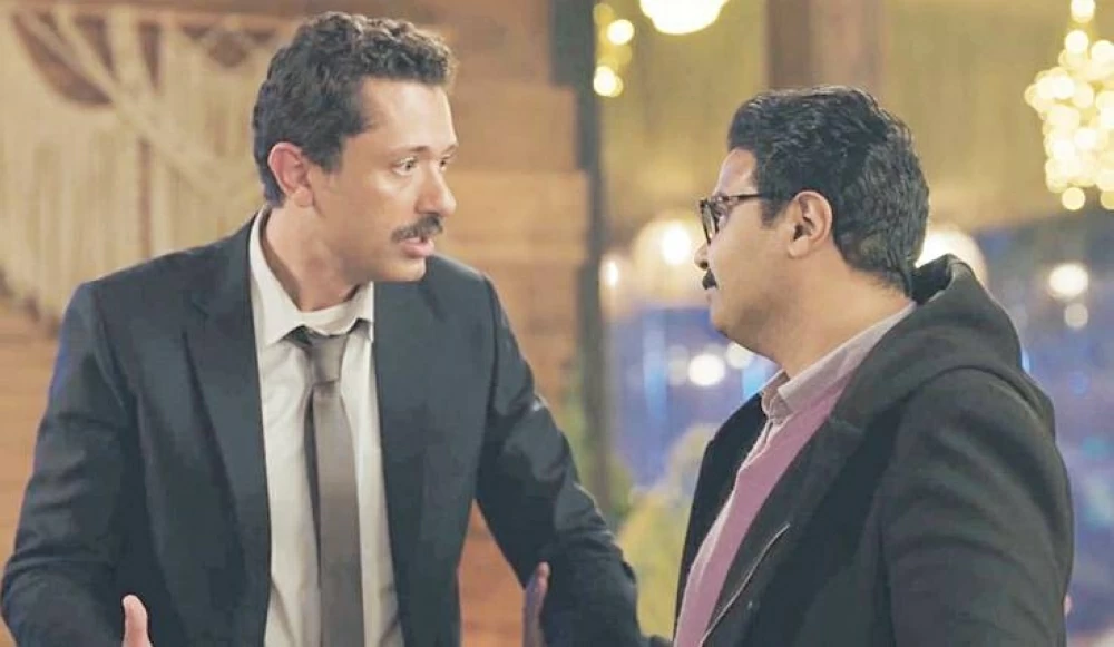 مشهد من مسلسل &laquo;المتر سمير&raquo;