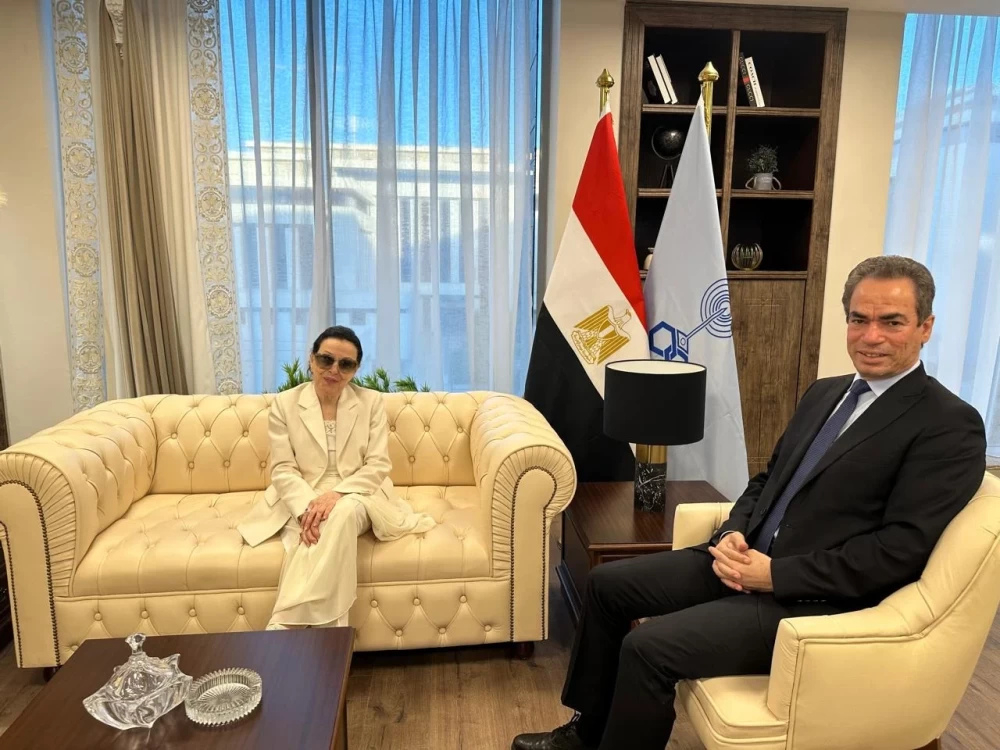 أحدث ظهور لنجاة الصغيرة مع أحمد المسلماني