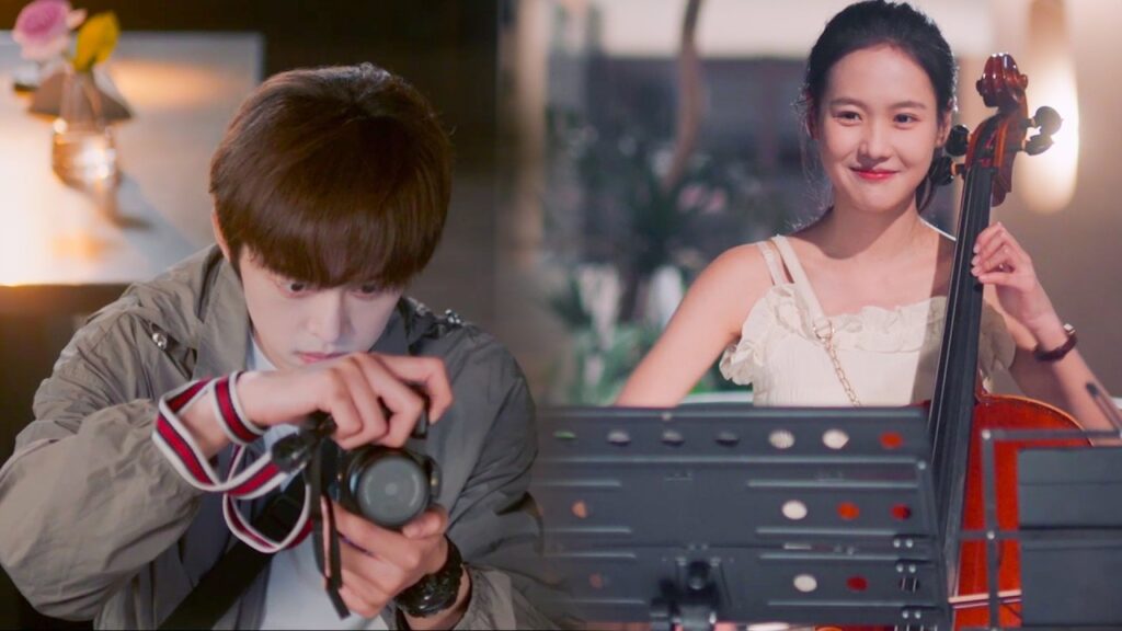 يحقق احدى امنيتها بالعزف امام الناس و يلتقط لها الصور  كذكرى لها❤️🔥 Too Young To Love