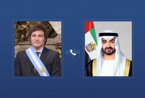 رئيس الدولة يبحث خلال اتصال هاتفي مع رئيس الأرجنتين التطورات الإقليمية