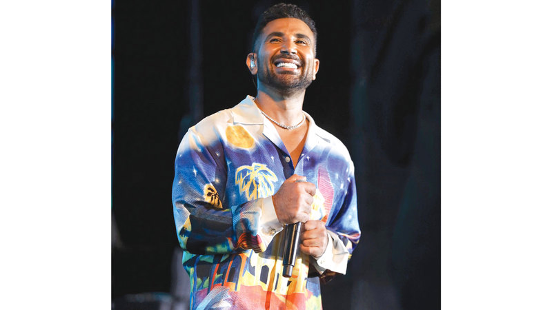 أحمد سعد يحيي ثاني احتفالات  «ليالي العيد» في أبوظبي