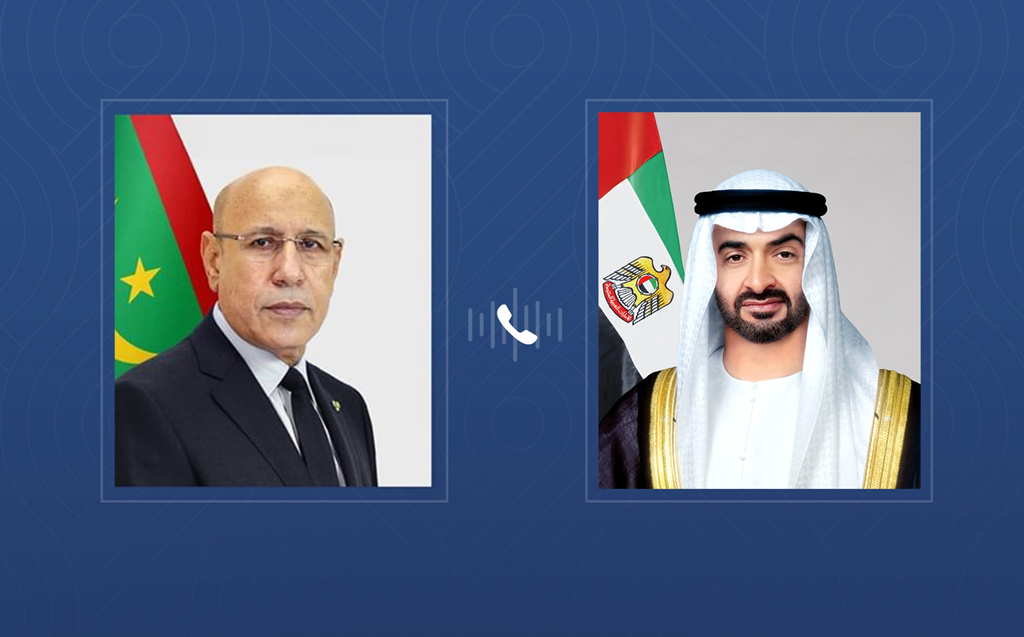 رئيس الدولة والرئيس الموريتاني يتبادلان هاتفياً التهاني بعيد الفطر