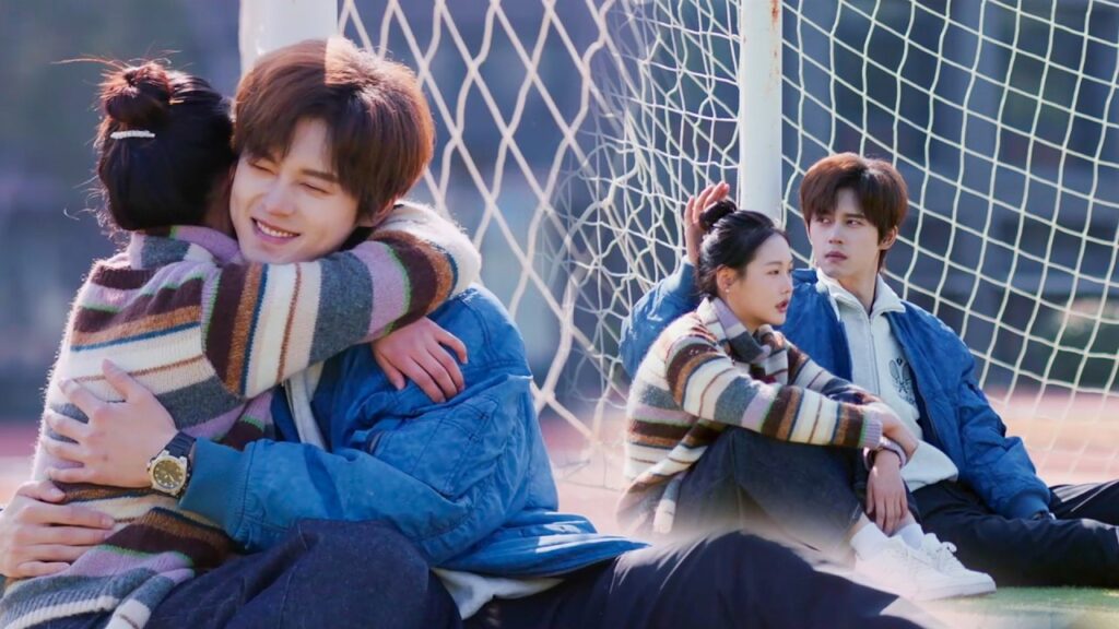 انها سعيدة للغاية و لا تتوقف عن معانقته❤️🔥 Too Young To Love