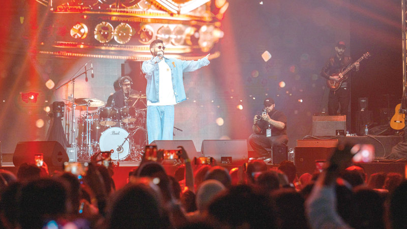 أحمد سعد في حفل كامل العدد: شكراً أبوظبي