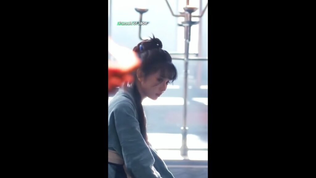 🛡️🔥 وأنا هنا، من يجرؤ على إيذائها؟ #PursuitofJade #逐玉#ZhangLinghe #TianXiwei  #cdrama