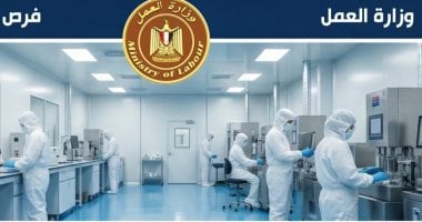 وزارة العمل تعلن وظائف بقطاع الأدوية بالعين السخنة برواتب تصل لـ 8300 جنيه
