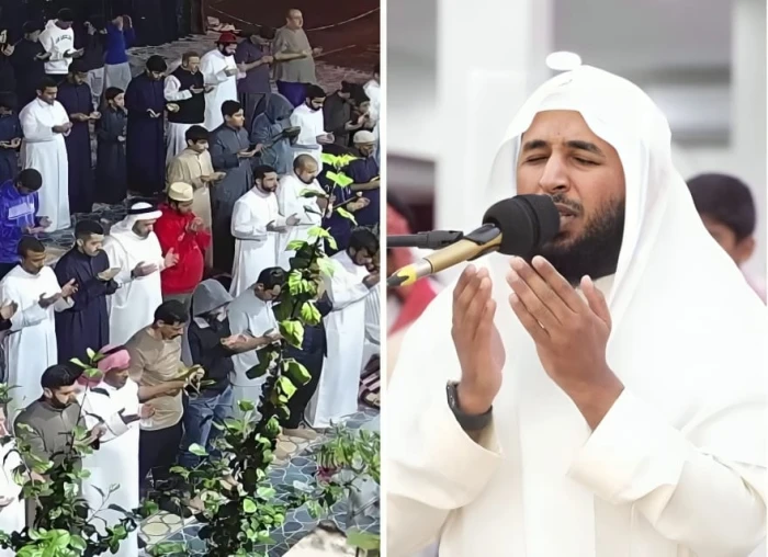 صحيفة المرصد - بالفيديو.. ردة فعل المصلين لحظة التصدي لمسيّرة إيرانية أثناء دعاء الإمام: «اللهم أسقط طائراتهم» في صلاة التراويح بالبحرين