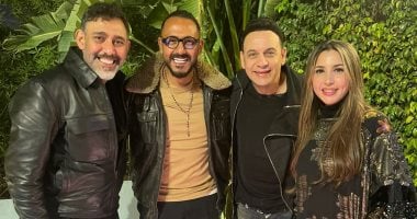 سحور فني يجمع نجوم الغناء والتمثيل فى منزل جنات وزوجها