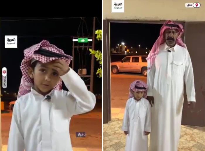 صحيفة المرصد - بالفيديو.. أول ظهور للطفل الذي سقط في حفرة مياه بحائل.. وشقيقه يروي التفاصيل