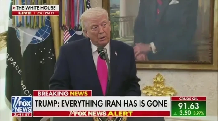 صحيفة المرصد - بالفيديو.. ترامب : السعودية كانت ممتازة وكذلك الإمارات و قطر مذهلة تعرضت لضربة سيئة جدًا إنهم أقوياء