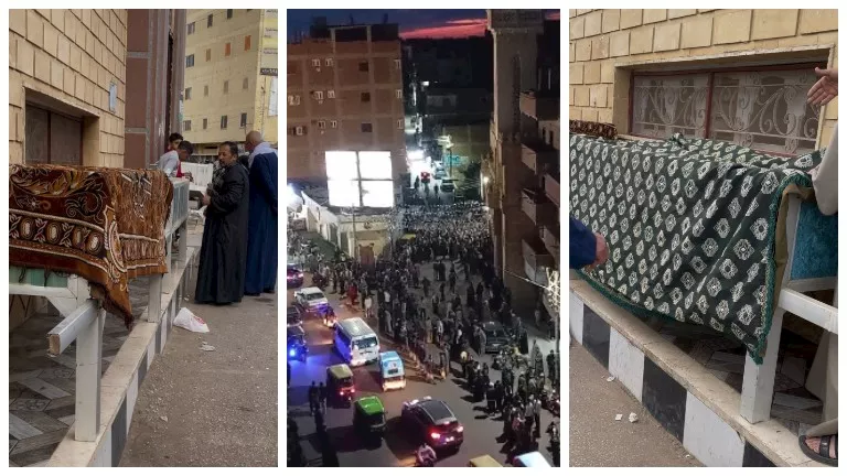 تشييع 3 نعوش لأسرة واحدة بقرية سرسنا بالمنوفية (فيديو وصور)