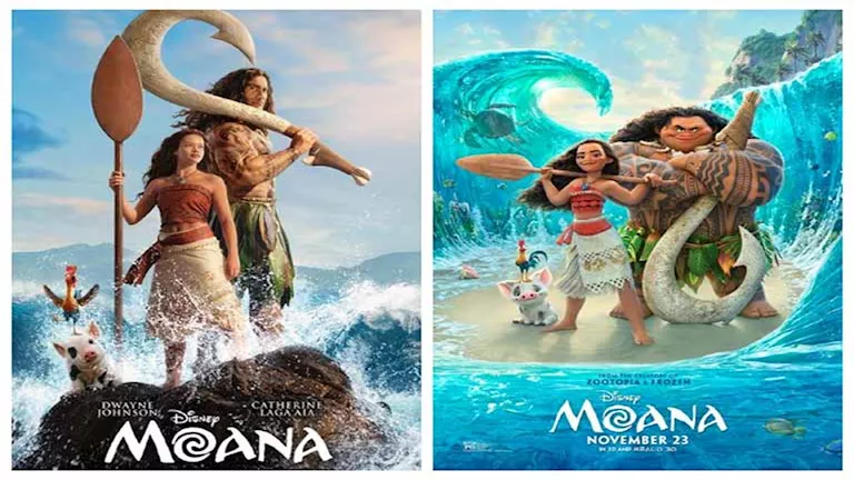 بالصور- كواليس النسخة الواقعية لفيلم "Moana"