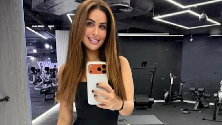 مي سليم تشارك جمهورها صورة لها من داخل الجيم