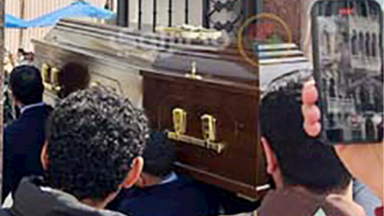 بالصور.. تشييع جثمان زوج الفنانة اللبنانية نور