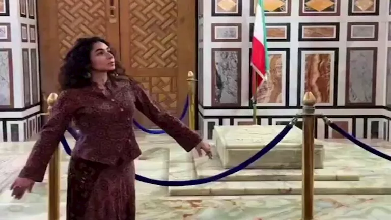 "الرفاعية" تصدر بيانًا عاجلًا بشأن قيام فتاة بالرقص بمدفن شاه إيران