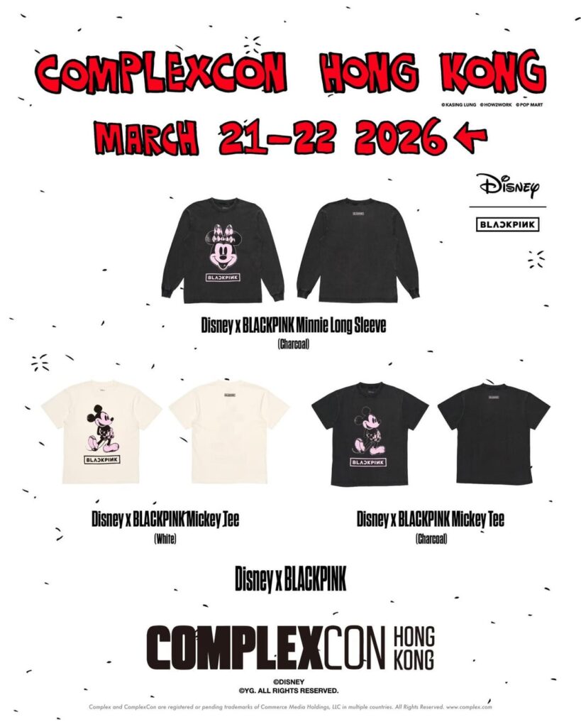260319 مجموعة BLACKPINK x Disney في ComplexCon هونغ كونغ