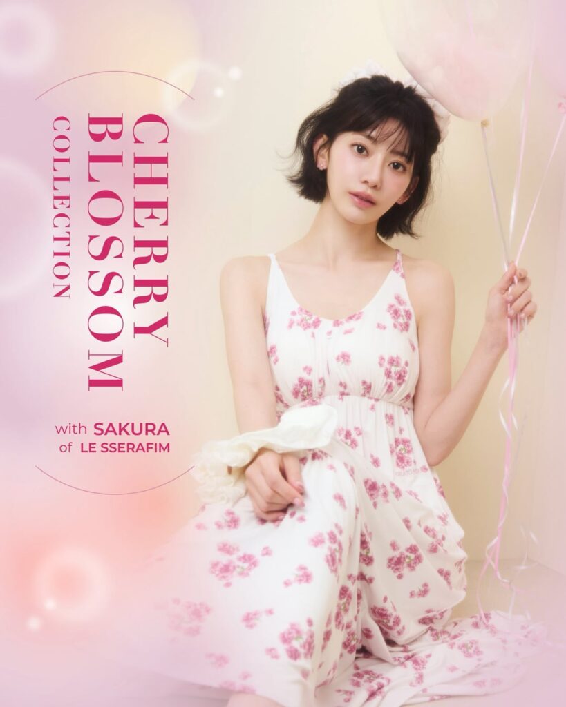 260310 مياواكي ساكورا - LE SSERAFIM x جيلاتو بيكيه (كتالوج مجموعة التعاون 2026 - مجموعة أزهار الكرز مع مياواكي ساكورا)