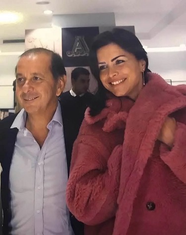 نور اللبنانية وزوجها الراحل