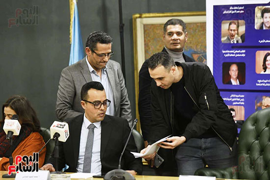 ندوة مسلسل صحاب الأرض بنقابة الصحفيين (18)