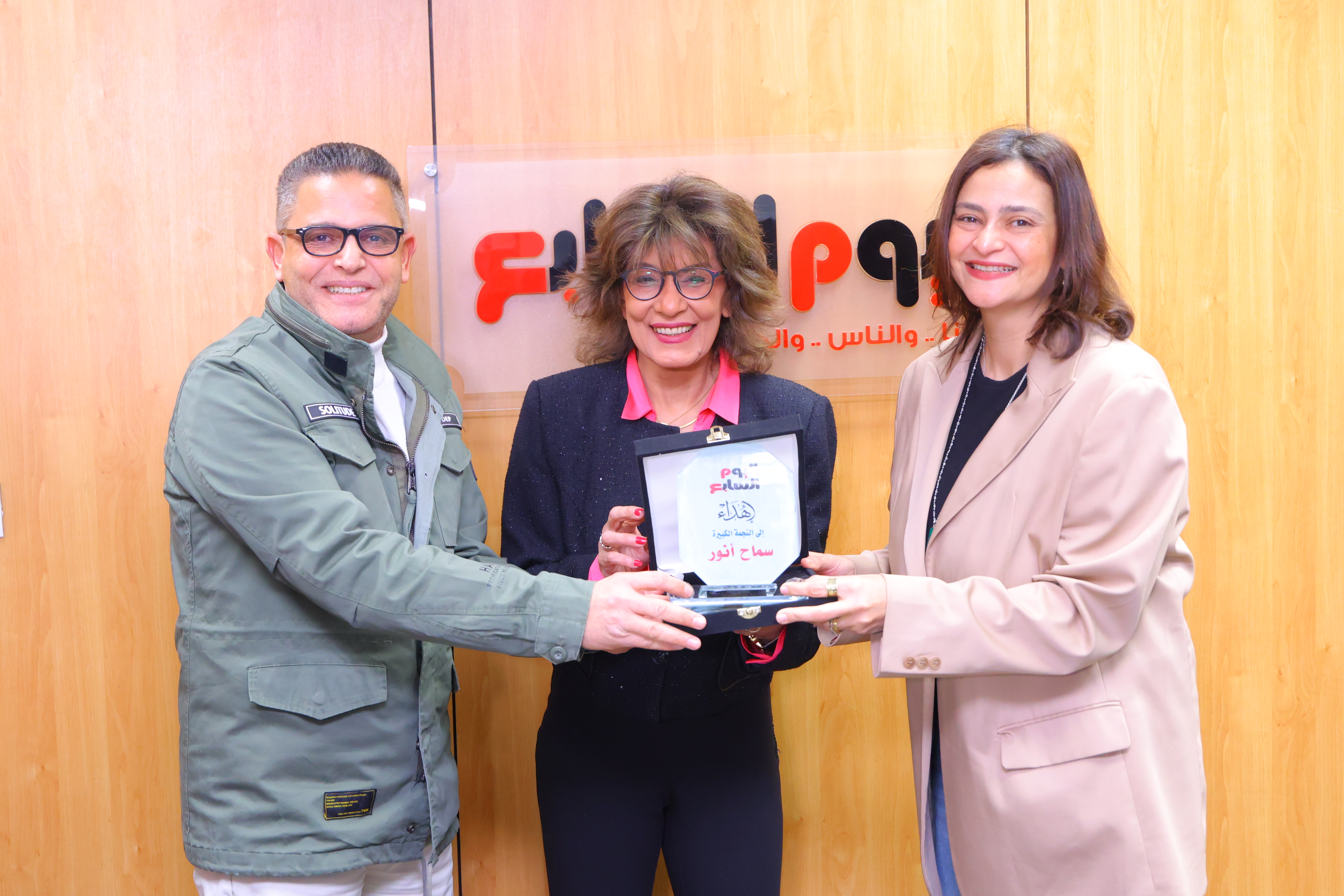 الفنانة الكبيرة سماح أنور في اليوم السابع