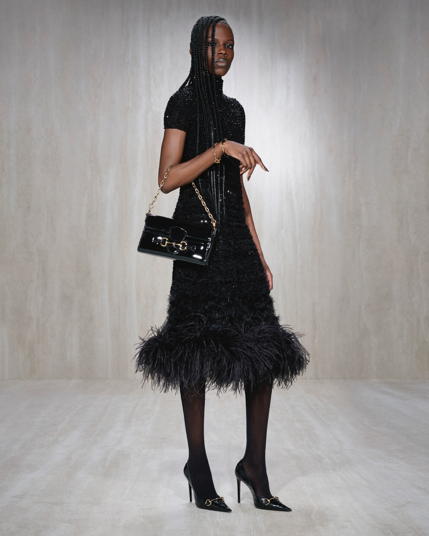 من عرض أزياء غوتشي لخريف وشتاء 2026/2027 (إنستغرام)