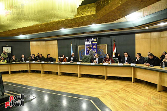 ندوة مسلسل صحاب الأرض بنقابة الصحفيين (23)