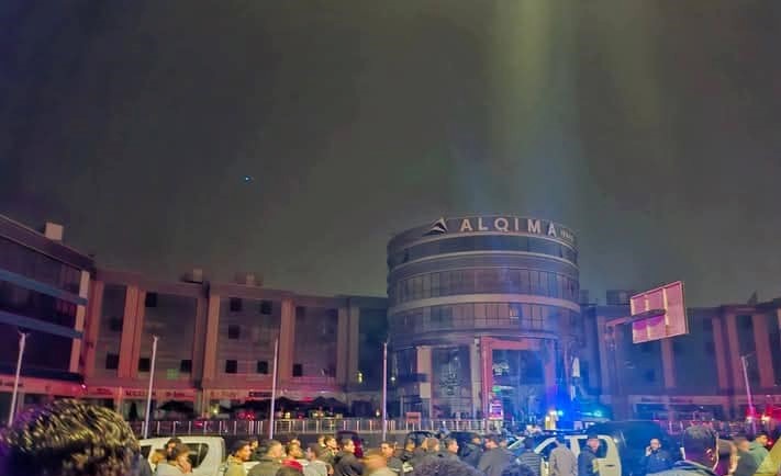 حريق موريا مول دمياط الجديدة