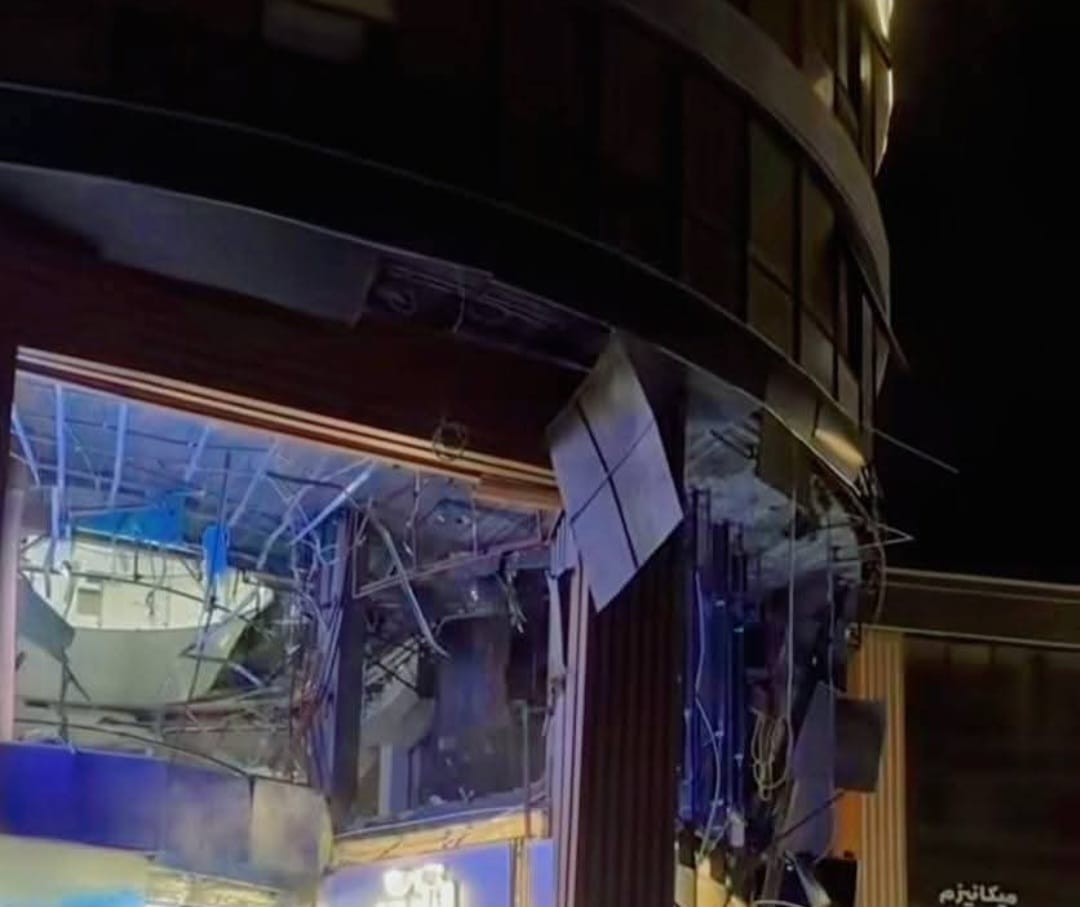 آثار حريق موريا مول دمياط الجديدة