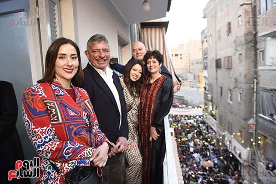 شخصيات عامة في إفطار المطرية