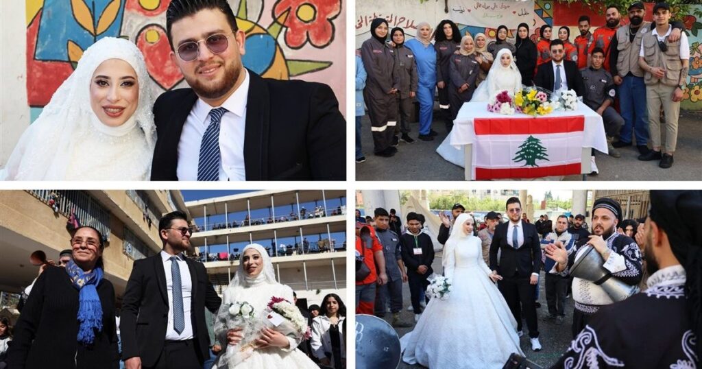 من قلب المعاناة يولد الفرح: عرس نازحين يزرع الأمل في صيدا من قلب المعاناة يولد الفرح: عرس نازحين يزرع الأمل في صيدا