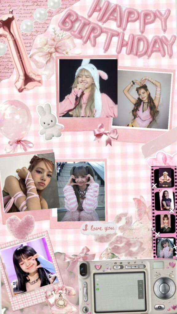 "ولدت للتألق، ولدت لإلهام ✨💖 عيد ميلاد سعيد لمفضلتي الأبدية، ملاكي 🐰🎂 ليزا مانوبان 🖤