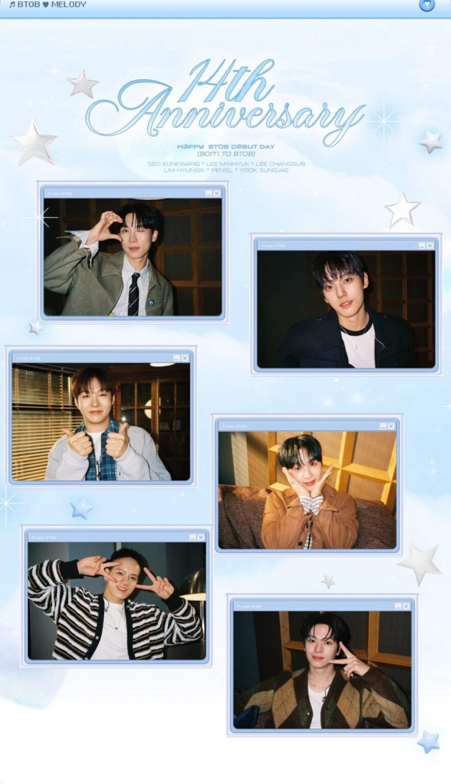 ذكرى سنوية 14 سعيدة لفرقة BTOB! ذكرى سنوية 14 سعيدة لفرقة BTOB!