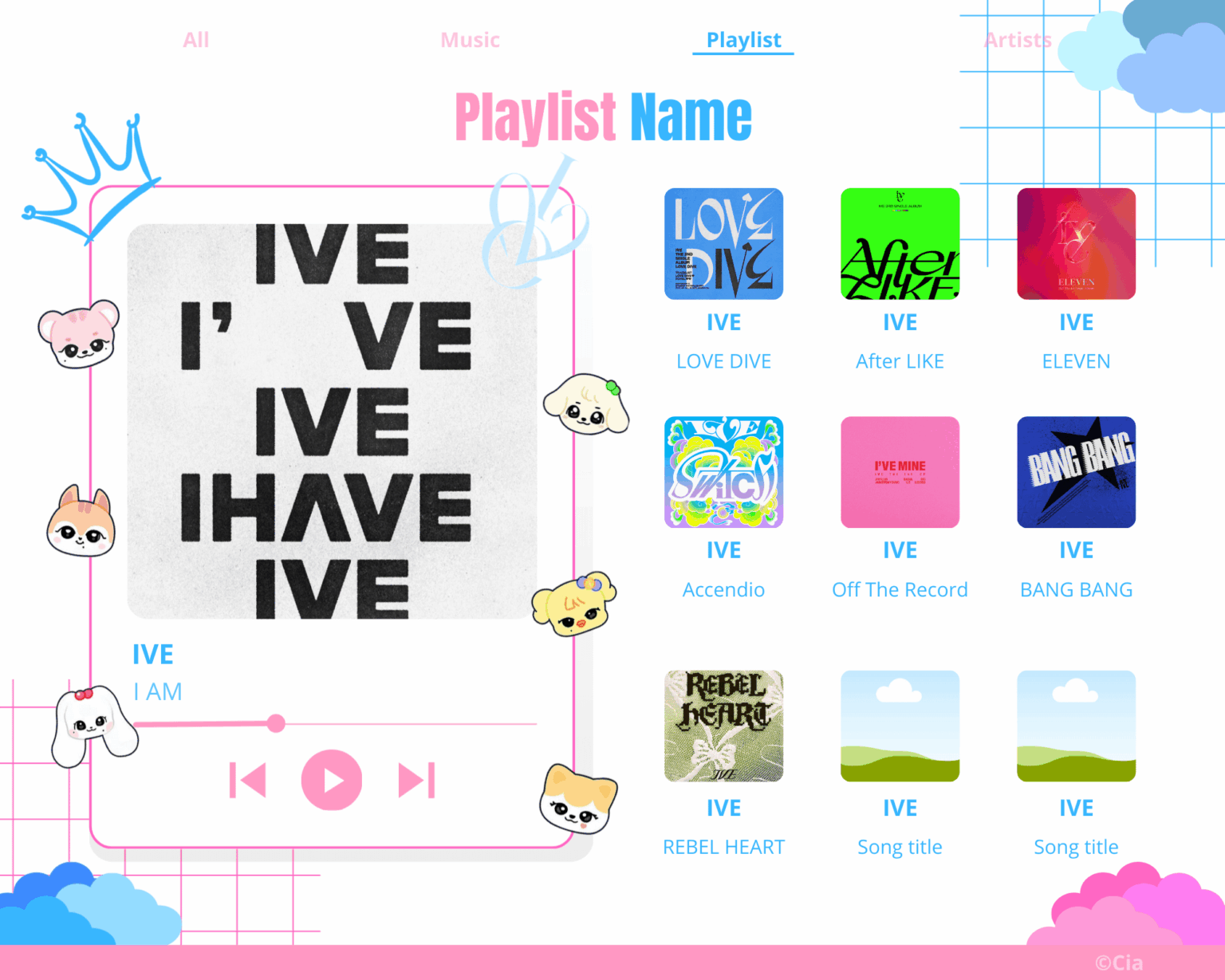 دعونا نبني قائمة تشغيل IVE (تم اختيارها بواسطة r/IVE) (الأغنية رقم 9)